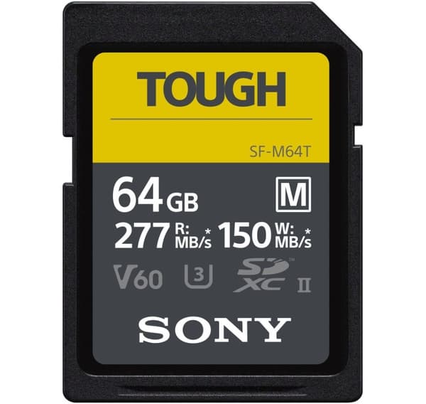 Sony minnekort SDXC 64GB M Tøff UHS-II C10 U3 V60