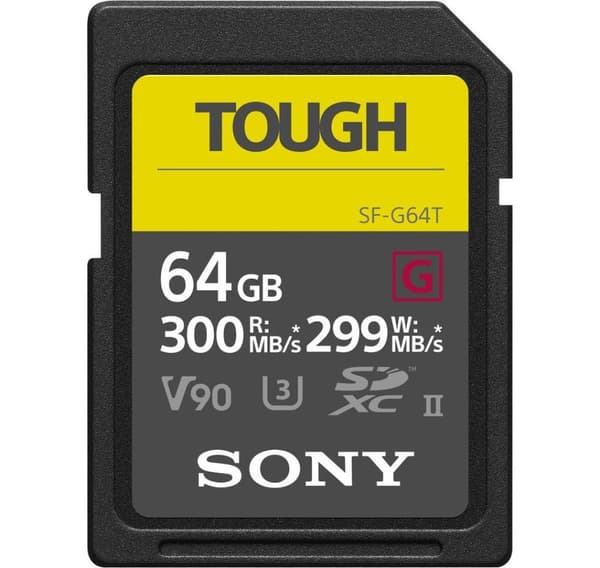 Sony minnekort SDXC 64GB G Tøff UHS-II C10 U3 V90