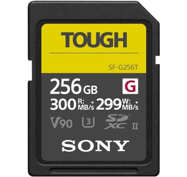 Sony minneskort SDXC 256GB G Tough UHS-II C10 V90