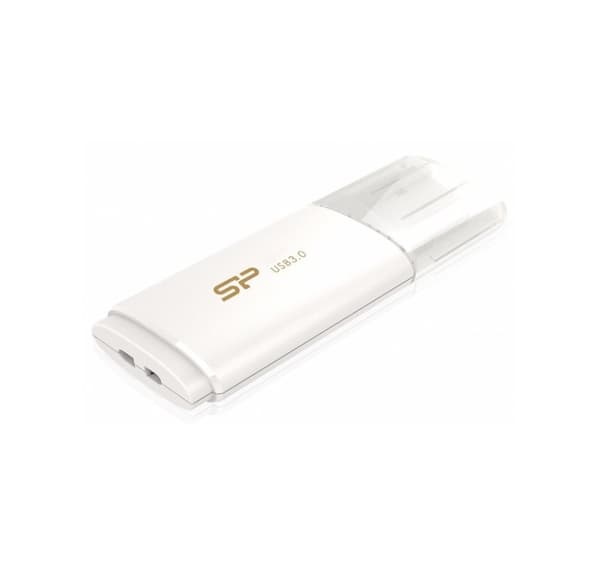 Silicon Power flash-stasjon 32GB Blaze B06 USB 3.0, hvit