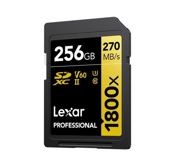 Lexar minnekort SDXC 256GB Professional 1800x UHS-II U3 V60