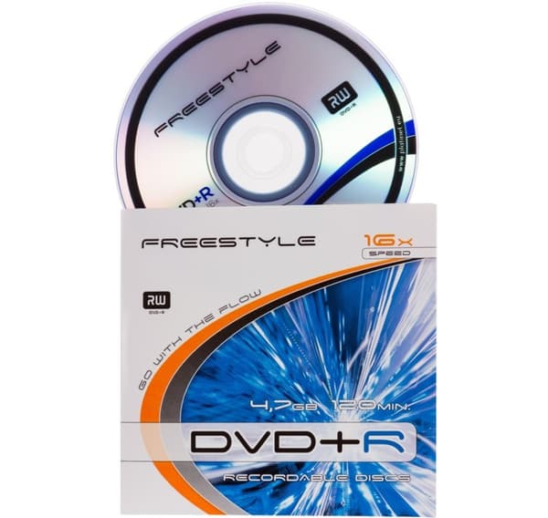 Omega Freestyle DVD+R 4,7GB 16x i fodral