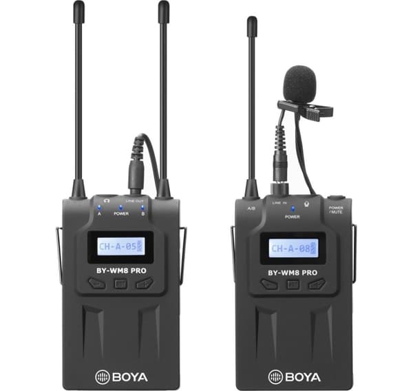 Boya mikrofon BY-WM8 Pro-K1 UHF trådløs