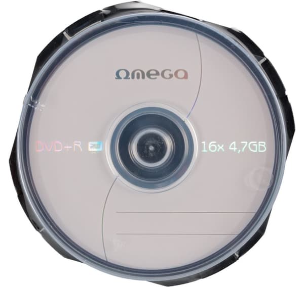 Omega DVD+R 4,7GB 16x 10 stk i tårn
