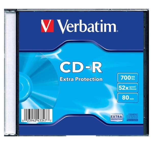 Verbatim CD-R Extra Protection 700 Mt 52x ohut