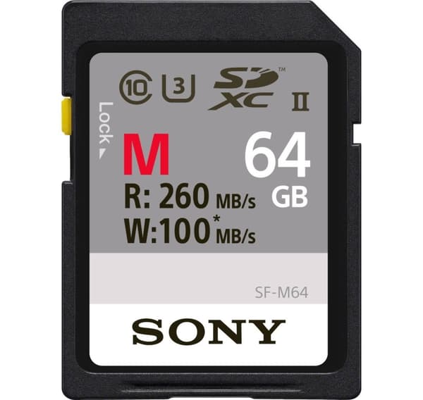 Sony minnekort SDXC 64GB M-Series UHS-II