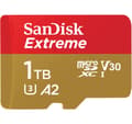 Miniatyrbild 2 av 2: Sandisk minneskort microSDXC 1TB Extreme + adapter