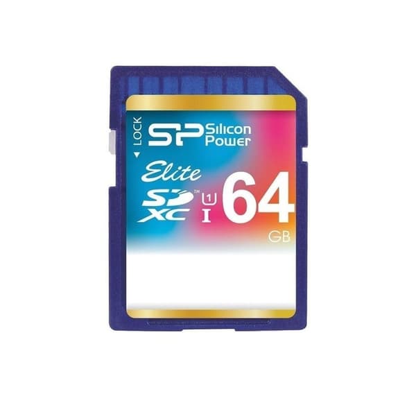 Silicon Power minnekort SDXC 64GB Elite