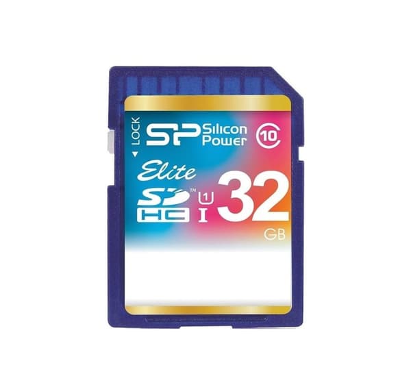 Silicon Power minnekort SDHC 32GB Elite