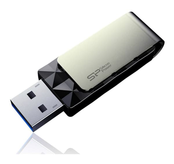 Silicon Power flash-stasjon 32GB Blaze B30 USB 3.0, svart