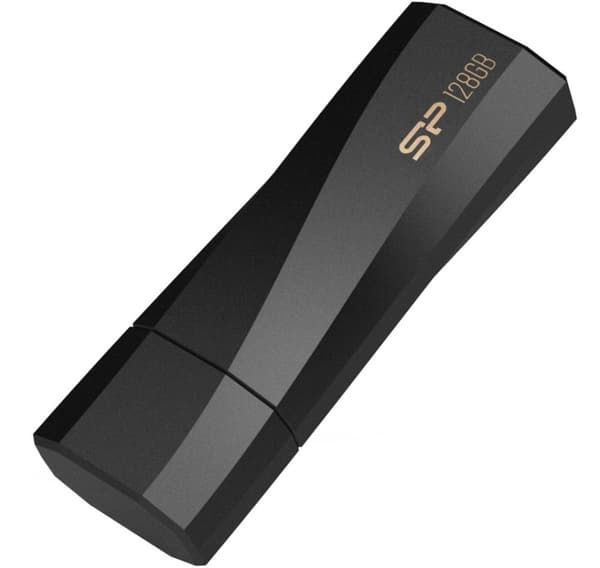 Silicon Power -muistitikku 128 Gt Blaze B07 USB 3.2, musta