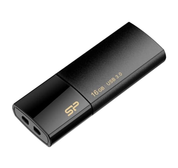 Silicon Power flash-stasjon 16GB Blaze B05 USB 3.0, svart