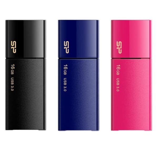 Silicon Power flash-enhet 16GB Blaze B05 USB 3.0, rosa