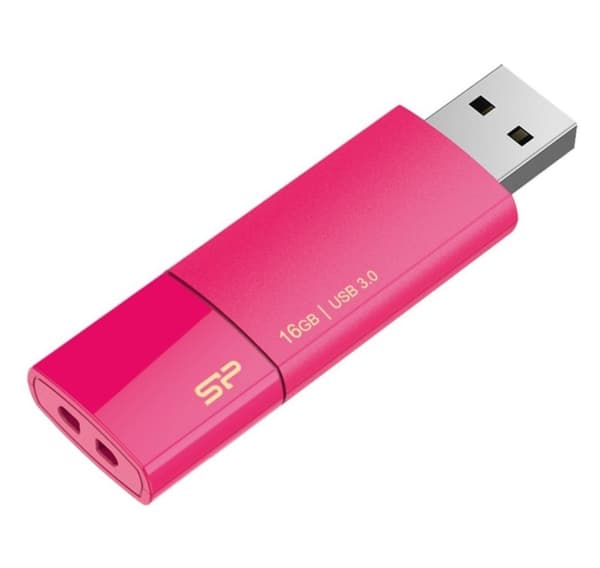 Silicon Power flash-enhet 16GB Blaze B05 USB 3.0, rosa Rosa