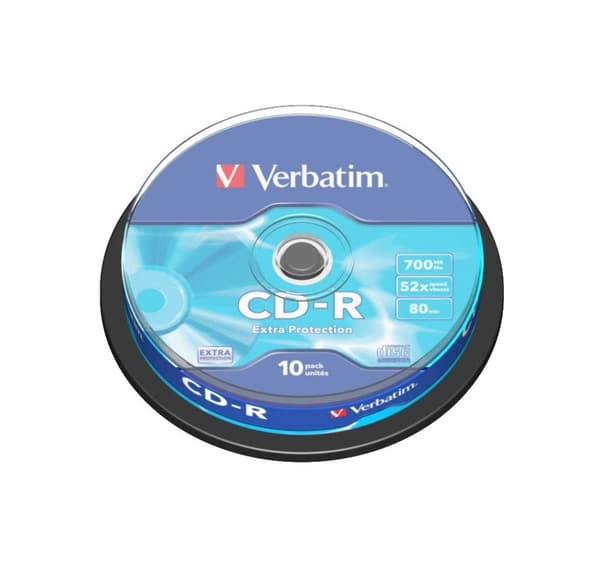 Verbatim CD-R Extra Protection 700MB 52x 10stk spindel