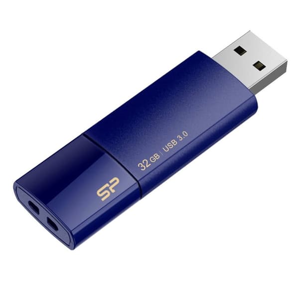 Silicon Power -muistitikku 32 Gt Blaze B05 USB 3.0, tummansininen Sininen