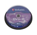 Miniatyrbild 1 av 2: Verbatim DVD+R Matt Silver 4,7GB 16x 10st spindel