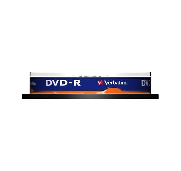 Verbatim DVD-R Matt Sølv 4,7GB 16x 10stk spindel