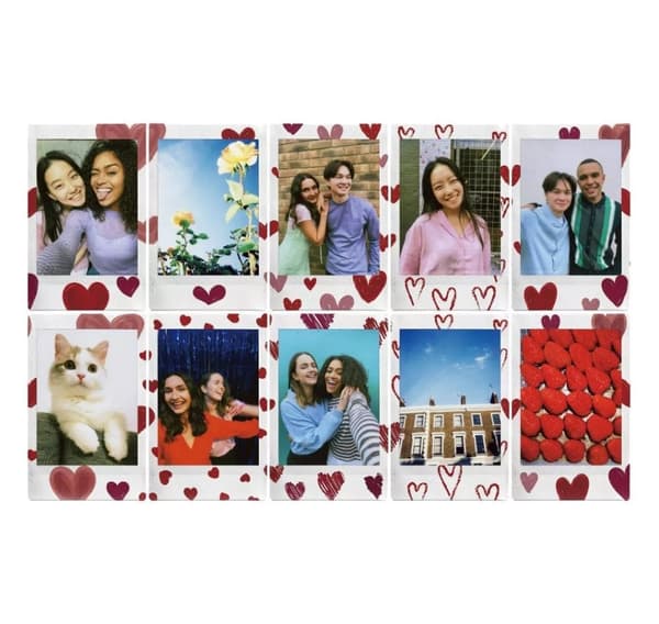 Fujifilm Instax Mini 1x10 Heart Skiss