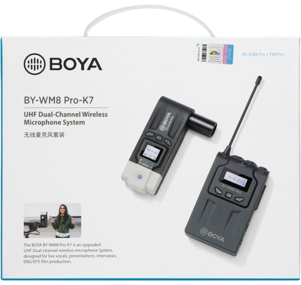 Boya trådløs mikrofon BY-WM8 Pro-K7 UHF trådløs