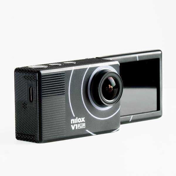 Nilox Videokamera Action Cam V1 Flip Hopeinen