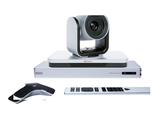 Poly RealPresence Group 500 - Paket för videokonferens (RealPresence Group Microphone Array, RealPresence Group 500 codec) - silver - med EagleEye IV