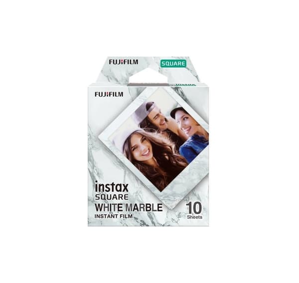 Fujifilm Instax Square 1x10 White Marble