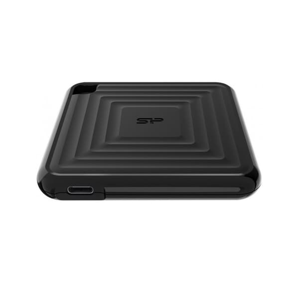 Silicon Power ekstern SSD 512GB PC60 USB-C, svart