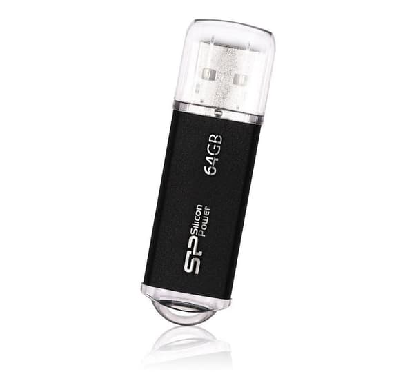 Silicon Power flash-stasjon 64GB Ultima II i-Series, svart