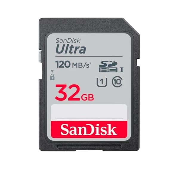 Sandisk minnekort SDHC 32GB Ultra 120MB/s UHS-I