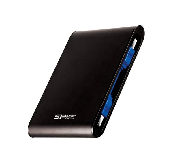 Silicon Power ekstern HDD 1TB Armor A80, svart