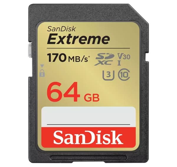 Sandisk minneskort SDXC 64GB Extreme