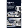 Miniatyrbillede 8 af 11: Kamera Udendørs Overvågning Panorama Bevægelsesdetektor Night Vision