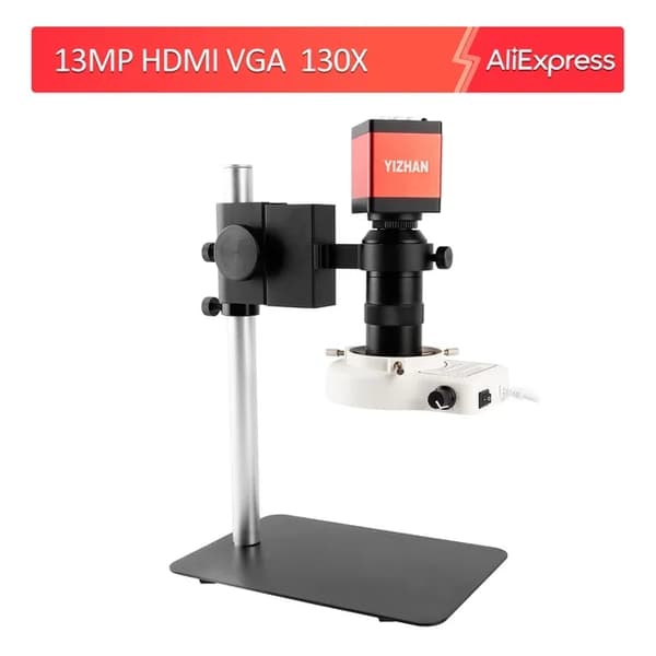 Mikroskooppi, VGA/USB HDMI-kamera, 1080P 48/38/13MP, C 13MP HDMI VGA