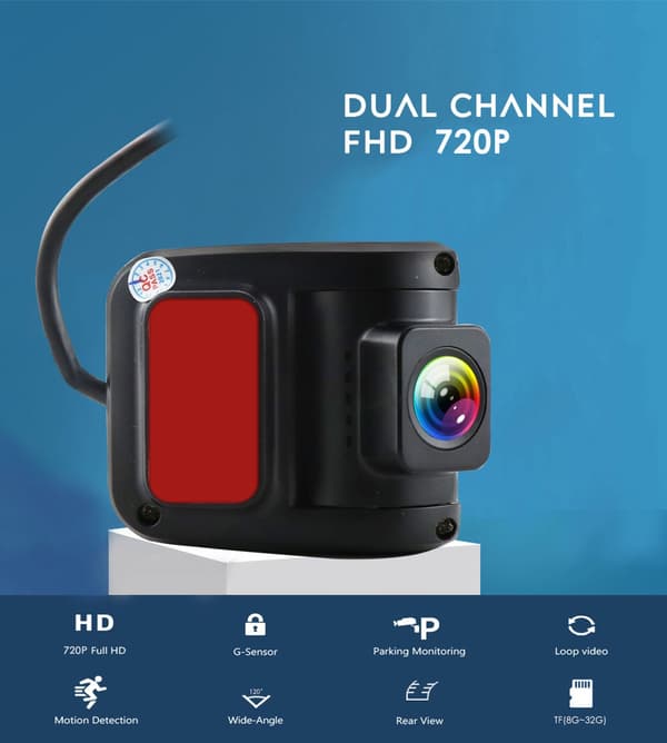 Android GPS-afspiller, HD 720P, DVR-kamera
