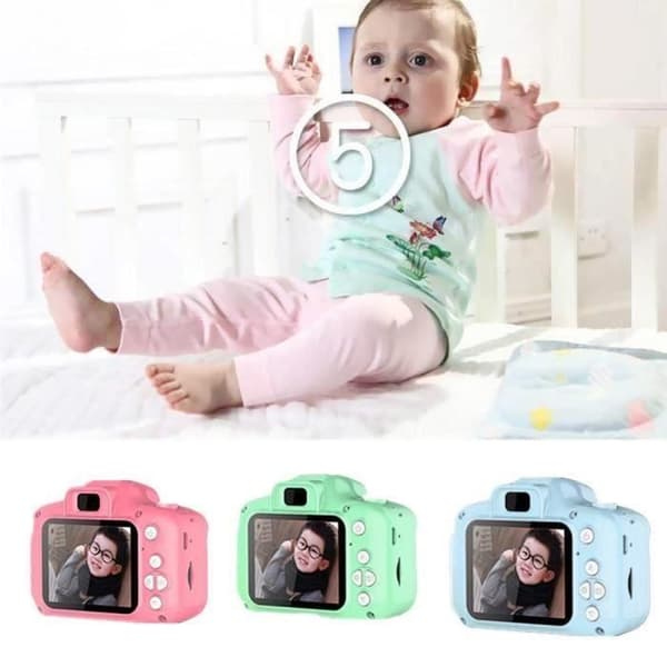 Digitalkamera för barn - LEMONBEST - Rosa barn mini - 800 pixlar - 8G