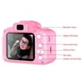 Miniatyrbild 4 av 4: Rosa Kids Barn Mini Digitalkamera 2,0'' HD-skärm Videokamera Barnpresent