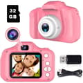 Miniatyrbild 1 av 4: Kamera för barn - Kids Mate - 2,0 tums HD-skärm - 8MP/1080P - 32 GB TF-kort - Rosa