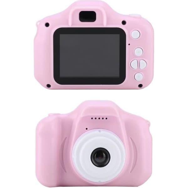 Barnkamera, stöttåligt silikonfodral, Pink-HB044