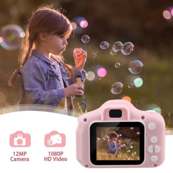 Digitalkamera för barn - ALLONSCD - Barnkamera - 12MP - 1080p - 32Go