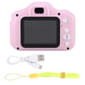 Miniatyrbild 3 av 4: Digitalkamera för barn - KEENSO - GAR® - Rosa - USB uppladdningsbar - Födelsedagsjulklappar