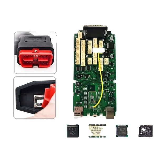 OBD2 Diagnostisk Værktøj, Bluetooth Forbindelse, NEC Relæ Teknologi, BT43 VD Shell