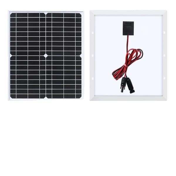 Solpanel, Stiftt glas, Monokrystallin teknologi, 19,8V 100W
