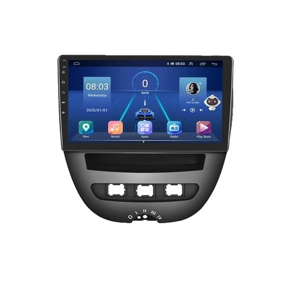 Android bil stereo, GPS navigation, Carplay integration, 1 16G Carplay Cam