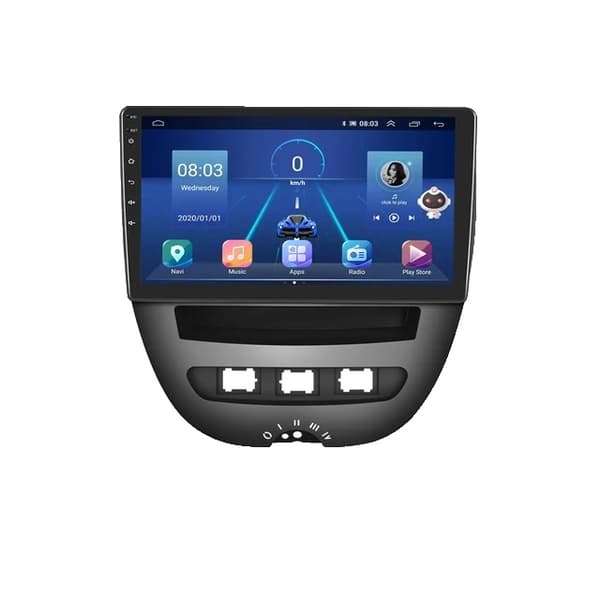 Android bil stereo, GPS navigation, Carplay integration, 1 16G Carplay Cam