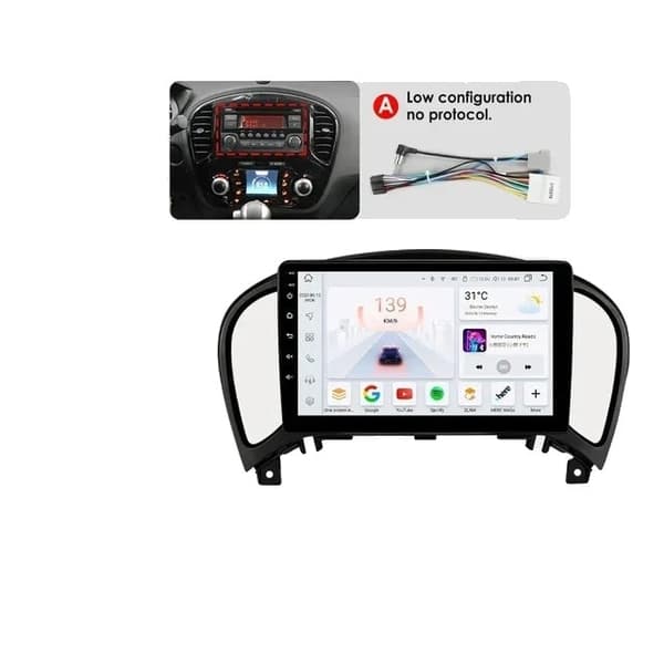 Bilradio, Android 12, Carplay, S4-4G 32G-8cores-4GA