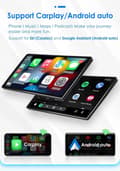 Pikkukuva 3 / 11: Auton radio, Android 12, Carplay, S4-4G 32G-8cores-4GA