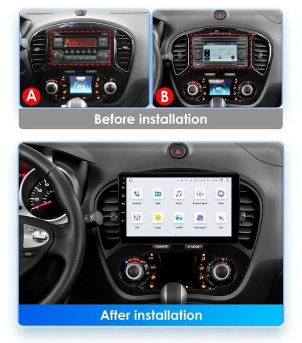 Auton radio, Android 12, Carplay, S4-4G 32G-8cores-4GA