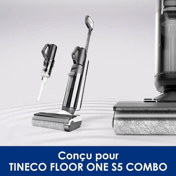 Tineco Floor One S5 Combo, Utbytesborste och Hepa-set, Trådlös Våt Torr Dammsugare, Hepa-montering, Borstrulle