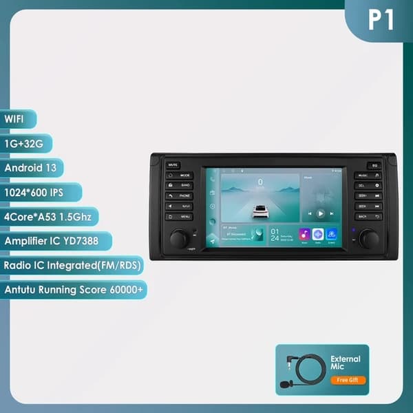Auton GPS-radio, monimedia-soitin, Android-käyttöjärjestelmä, España, S6 (8-ydin 6G 64G) AI